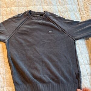 Napapijri Men's Charcoal Crewneck Sweater